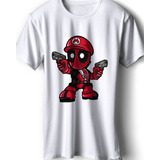 Remeras Talles Especiales Sublimadas Con Deadpool Mario 7482