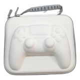 Estuche Rigido Compatible Con Control Ps5 Blanco