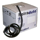 Organizador Fios E Cabos Espiral Spiraduto 1/4 Preto 50mts