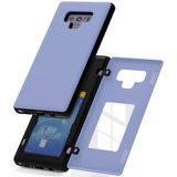 Funda Para Galaxy Note 9, Celeste/tarjetero/resistente