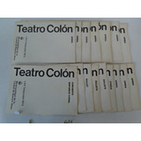 Teatro Colón - 16 Programas Temporada 1973
