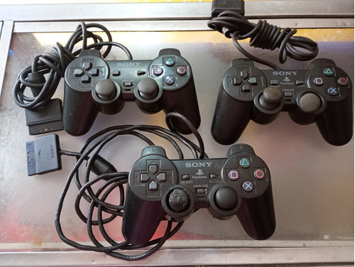 Combo De 3 Controles De Playstation 2,para Reparar O Repuest