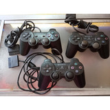 Combo De 3 Controles De Playstation 2,para Reparar O Repuest