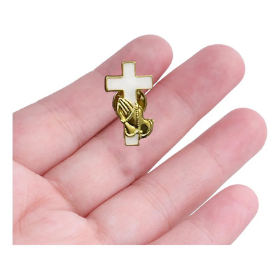Xz 30 Pin Cruz Broche Metalico Religion Iglesia Crucifijo