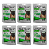 Promoção Combo C/ 6 Frontline Plus Para Gatos Kit Pipetas