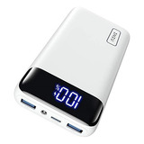 Cargador Portátil De 22.5 W, Pantalla Led 20000 Mah