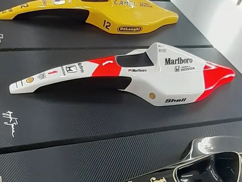 Cockpit F1 Quadro 3d Decoração Mclaren Senna Formula1