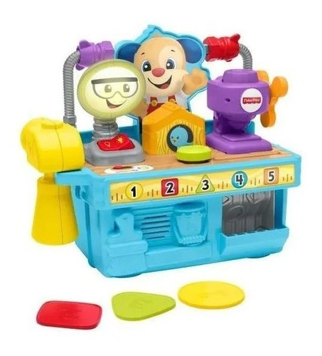 Fisher Price Perrito Banco De Herramientas Juguete Educativo