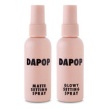 Combo Fijador De Maquillaje Dapop Matte Y Glowy