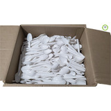 Cucharas Plastico Blancas Tipo Sundae Descartable 4000 Un.