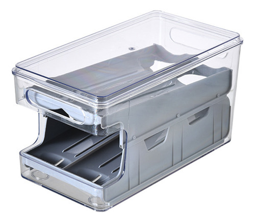 Caja De Almacenamiento De Huevos Slide, Soporte De Doble Cap