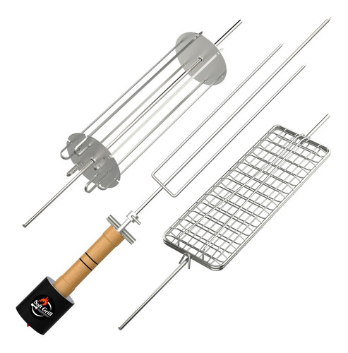 Espeto Giratório Flex Churrasco Soft Grill Churrasco Premium