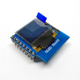 Display Oled 64x48 0.66 I2c Arduino Wemos D1 Mini Com Solda