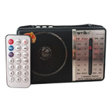 Radio Parlante Am Fm Portatil Recargable Usb Control Remoto