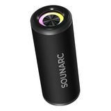 Bocina Sounarc P4 Altavoz Portátil 20w, Sonido Inalámbrico Multifuncional Con Rgb Luz Led, Bluetooth 5.3 Ipx6 ,sonido Estéreo Altavoz De Graves Potentes Con Reproducción Manos Libres, Negro