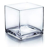 Jarrón De Vidrio Wgv Cube, Portavelas, 6 X6 X6 , [opciones D