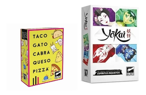 Combo Juego De Mesa  Yokai + Taco Gato Cabra Queso De Bureau