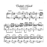 Partitura De Mozart  Marcha Turca * Partitura Para Piano 