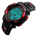 . Contra Agua Niño Sports Reloj Dama Deportivo Digital Led