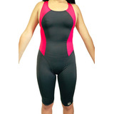 Traje De Baño Natacion Competencia Mujer Pbt Protec Uv