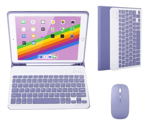 Yeehi Teclado A Color Para iPad De 9, 8 Y 7 Generacin, iPad 