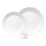 Corelle Juego De Vajilla (juego De 12 Piezas, Winter Frost W