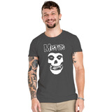 Polera Misfits Skull Rock Punk Algodón Orgánico Mus27