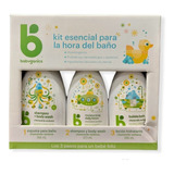  Shampoo Para Bebés Baby Ganic Kit 3 Pzs Hipoalergenico