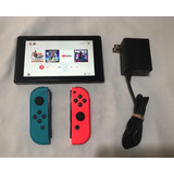 Nintendo Switch Versión 1.1 Controles Rojo Y Azul Y Cargador