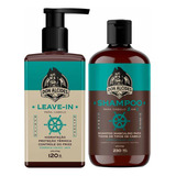 Kit Leave-in E Shampoo Para Cabelo Calico Jack Don Alcides