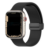 Pulseira Fecho Magnetico Para Apple Watch 41mm 40mm Se 38mm