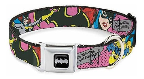 Buckle-down Seatbelt Buckle Dog Collar - Batgirl-is She Hero