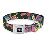 Buckle-down Seatbelt Buckle Dog Collar - Batgirl-is She Hero