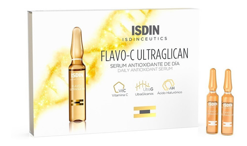 Isdin Isdinceutics Flavo C Ultraglican X 10 Ampollas De Día