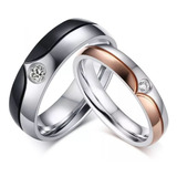 Par Anillos De Promesa Regalo Novios Y Parejas Dulce Amor