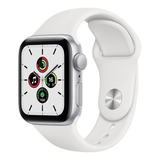 Apple Watch Se (gps, 40mm) - Caja De Aluminio Color Plata - Correa Deportiva Blanca