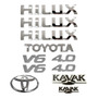 Kit Emblemas Toyota Hilux 4.0 Kavak ( 10 Piezas) Toyota Tercel