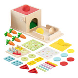 Caja De Permanencia De Objetos, Juguetes Montessori De