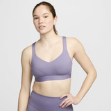 Tops Deportivos Para Mujer Nike Indy High Support Morado