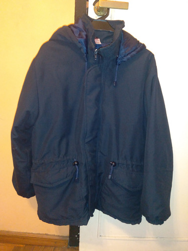 Campera Colegial Tipo Parka T 12,con Guata.impermeable.