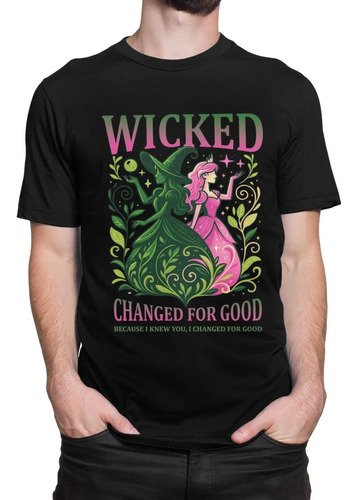 Playera Pelicula Wicked Elphaba Y Glinda Arte