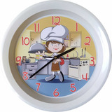 Reloj De Pared Chef Dama