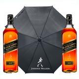 Whisky Johnnie Walker Black Label X2 + Paraguas Ed, Limitada
