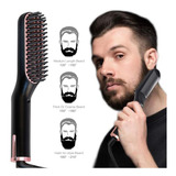 Alisador De Barba Para Hombre, Cepillo Alisador Profesional