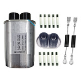 Kit Capacitor Microondas 1,00uf + 2 Diodo + 10 Fusivel 20a