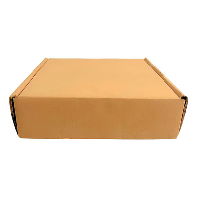 Caja De Carton 25x25x8 Cm 25 Pzas Para Envíos Y Paqueteria Chocolate