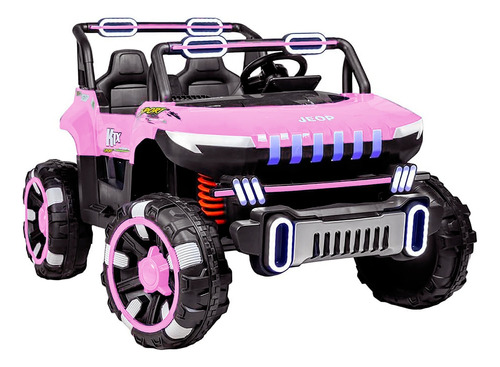 Jeep Auto 4x4 A Bateria Luminoso Para Niñas