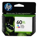 Cartucho De Tinta Hp 60xl Tricolor Original Nuevo Facturado