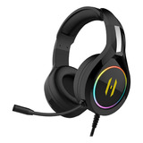 Fone De Ouvido Headset Gamer Led Com Microfone Para Jogos