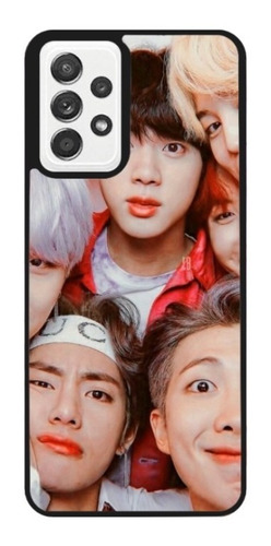 Funda Protector Para Samsung Bts Corea Music Orange Moda